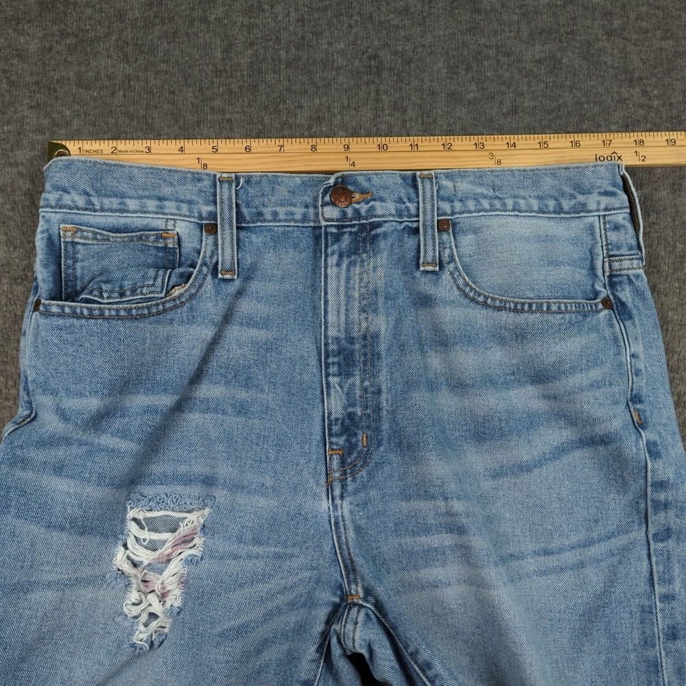 Madewell Jeans Womens 31 Blue Retro Crop Boot Cut High Rise Western Cowgirl - Picture 7 of 16